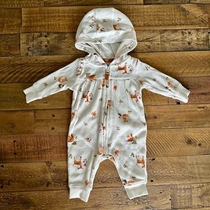 Carter’s Newborn Deer Zip-Up One Piece